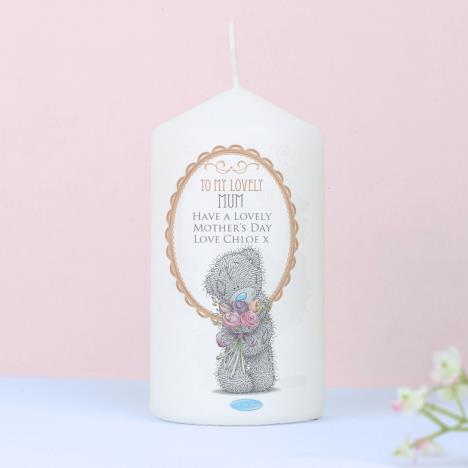Personalised Me To You Bear Flowers Candle Extra Image 1